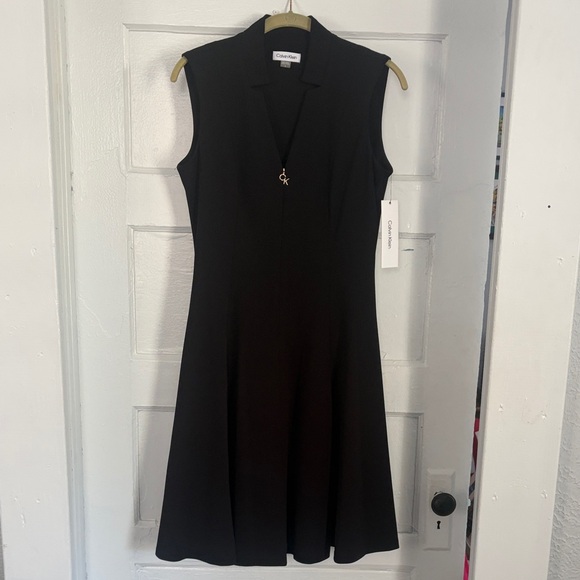Calvin Klein Dresses & Skirts - NWT Calvin Klein Black Sleeveless Mini Dress